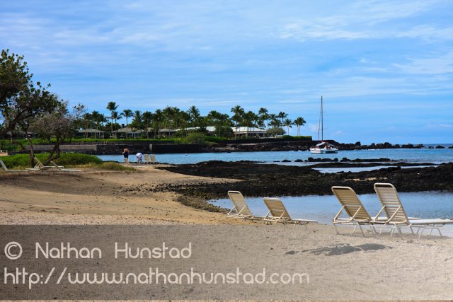 Relaxing on the beach